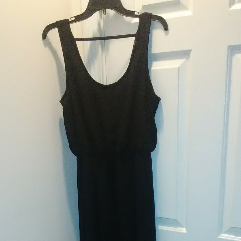 Black sheer dress